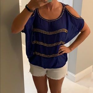 Cold shoulder forever 21 top